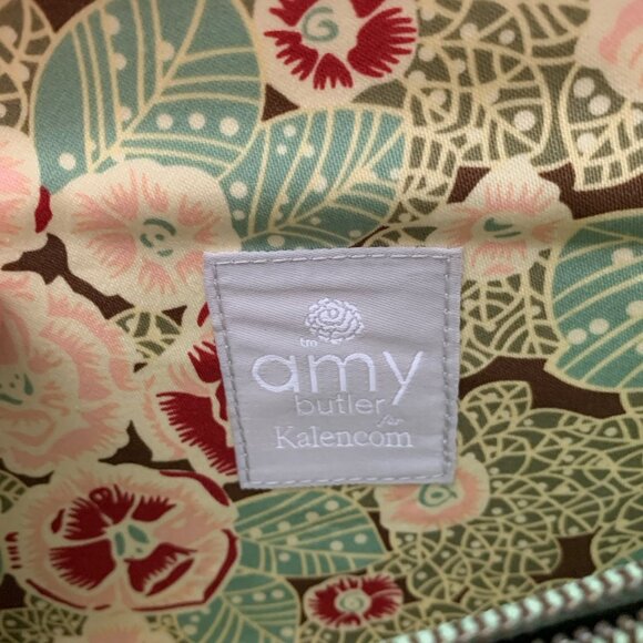 Amy Butler for Kalencom Clutch Purse w/ Chain Floral Yellow Organic Cotton - Picture 8 of 14